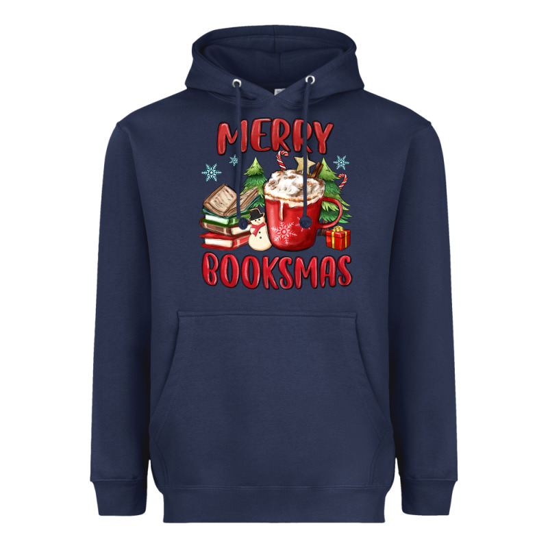 Merry Booksmas Heavyweight Hoodie by MaliasSmallBusiness | Teevron