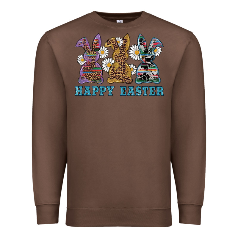 Easter Western Bunnys Happy Easter Premium Sweatshirt by RanaPortraitStore | Teevron