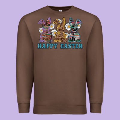 Premium Sweatshirt easter western bunnys happy easter