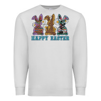 Dove Grey easter western bunnys happy easter Premium Sweatshirt - RanaPortraitStore