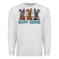 Oatmeal Heather easter western bunnys happy easter Premium Sweatshirt - RanaPortraitStore