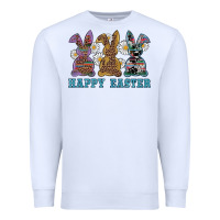 White easter western bunnys happy easter Premium Sweatshirt - RanaPortraitStore