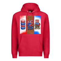 Cardinal usa macaroon and boots Premium Hoodie - AdoDesignShop