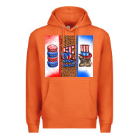 Carrot usa macaroon and boots Premium Hoodie - AdoDesignShop
