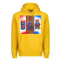 Lemon usa macaroon and boots Premium Hoodie - AdoDesignShop