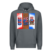 Rock usa macaroon and boots Premium Hoodie - AdoDesignShop