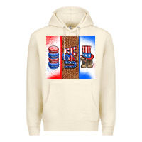 Sandshell usa macaroon and boots Premium Hoodie - AdoDesignShop