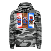 Slate Camo usa macaroon and boots Premium Hoodie - AdoDesignShop