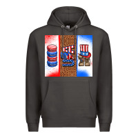 Smoke usa macaroon and boots Premium Hoodie - AdoDesignShop