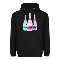 Black pop clink fizz champagne bubbly Heavyweight Hoodie - MaliasSmallBusiness