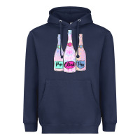 Pop Clink Fizz Champagne Bubbly Heavyweight Hoodie | Teevron