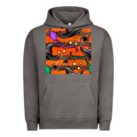 Pigment Tornado halloween witch hats leopard seamless pattern Urban Hoodie - BundleAndBundleShop