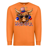 Carrot moorica with cow billie wilder Premium Sweatshirt - texasbilliewilder