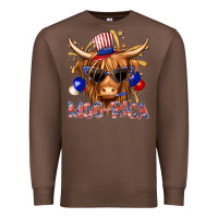 Chestnut moorica with cow billie wilder Premium Sweatshirt - texasbilliewilder