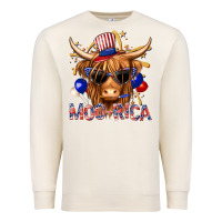Sandshell moorica with cow billie wilder Premium Sweatshirt - texasbilliewilder