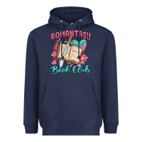 Navy romantasy book club Heavyweight Hoodie - MaliasSmallBusiness