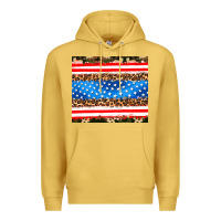 Usa Camouflage American Flag Premium Hoodie | Teevron