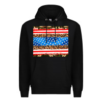 Black usa camouflage american flag Premium Hoodie - AdoDesignShop