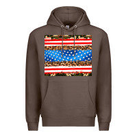 Coffee usa camouflage american flag Premium Hoodie - AdoDesignShop