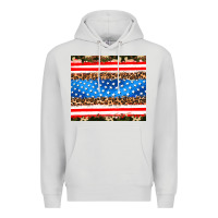 Dove Grey usa camouflage american flag Premium Hoodie - AdoDesignShop