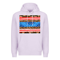 Lilac usa camouflage american flag Premium Hoodie - AdoDesignShop
