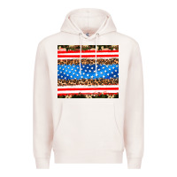 Pale Pink usa camouflage american flag Premium Hoodie - AdoDesignShop