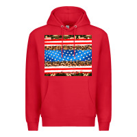 Red usa camouflage american flag Premium Hoodie - AdoDesignShop