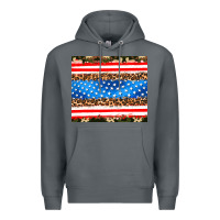 Rock usa camouflage american flag Premium Hoodie - AdoDesignShop