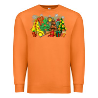 Carrot christmas trees with softball Premium Sweatshirt - Zillion Design Studio