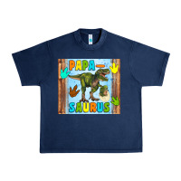Navy papa saurus Urban Heavy Tee - Artiststas