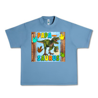 Pebble Blue papa saurus Urban Heavy Tee - Artiststas