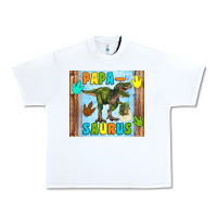 White papa saurus Urban Heavy Tee - Artiststas