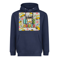 Navy school bus driver Heavyweight Hoodie - MaliasSmallBusiness