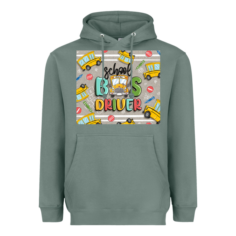 School Bus Driver Heavyweight Hoodie by MaliasSmallBusiness | Teevron