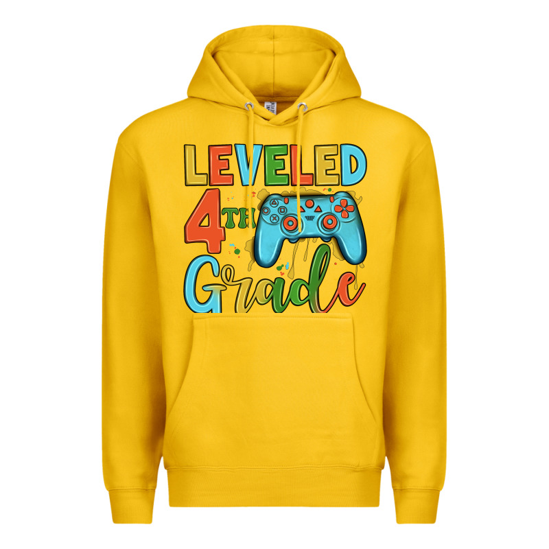 Leveled 4th Grade Premium Hoodie by JahusDesignShop | Teevron