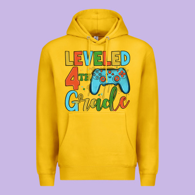 Leveled 4th Grade Premium Hoodie Designed By Jahusdesignshop