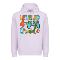 Lilac leveled 4th grade Premium Hoodie - JahusDesignShop