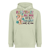 Matcha sometimes all you need is a different point of  vi Heavyweight Hoodie - MaliasSmallBusiness