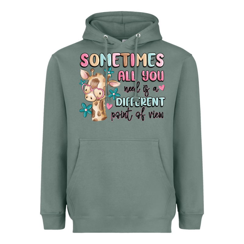Sometimes All You Need Is A Different Point Of  Vi Heavyweight Hoodie by MaliasSmallBusiness | Teevron