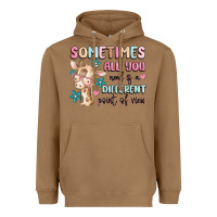 Toasted Coconut sometimes all you need is a different point of  vi Heavyweight Hoodie - MaliasSmallBusiness