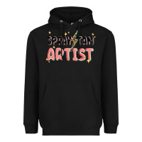 Black spray tan artist Heavyweight Hoodie - MaliasSmallBusiness