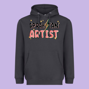 Spray Tan Artist Heavyweight Hoodie Designed By Maliassmallbusiness