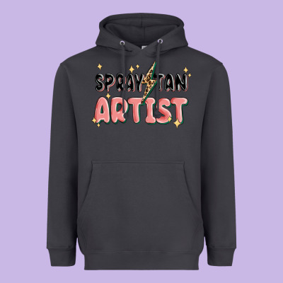 Heavyweight Hoodie spray tan artist
