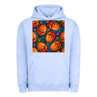 Pigment Grape Ice halloween pumpkin and candy seamless pattern Urban Hoodie - BundleAndBundleShop