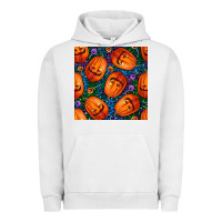 Pigment Lunar Rock halloween pumpkin and candy seamless pattern Urban Hoodie - BundleAndBundleShop
