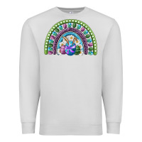 Dove Grey easter rainbow Premium Sweatshirt - RanaPortraitStore