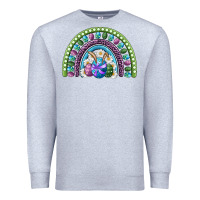 Heather Grey easter rainbow Premium Sweatshirt - RanaPortraitStore