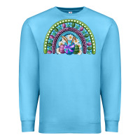 Ocean Blue easter rainbow Premium Sweatshirt - RanaPortraitStore