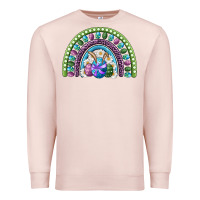 Pale Pink easter rainbow Premium Sweatshirt - RanaPortraitStore