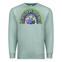 Seafoam easter rainbow Premium Sweatshirt - RanaPortraitStore
